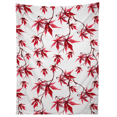 PI Photography and Designs Watercolor Japanese Maple Tapestry