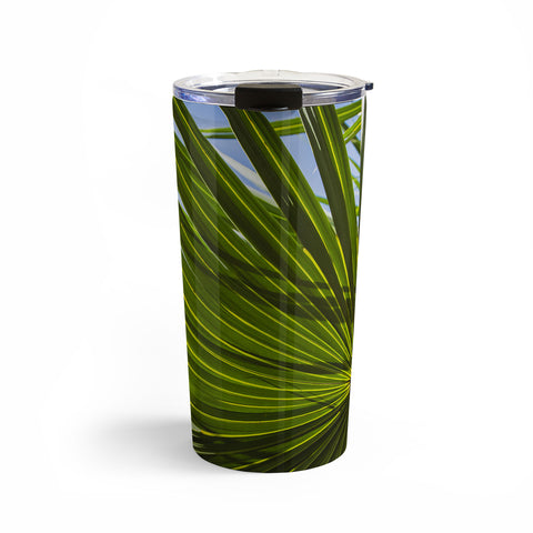 PI Photography and Designs Wide Palm Leaves Travel Mug