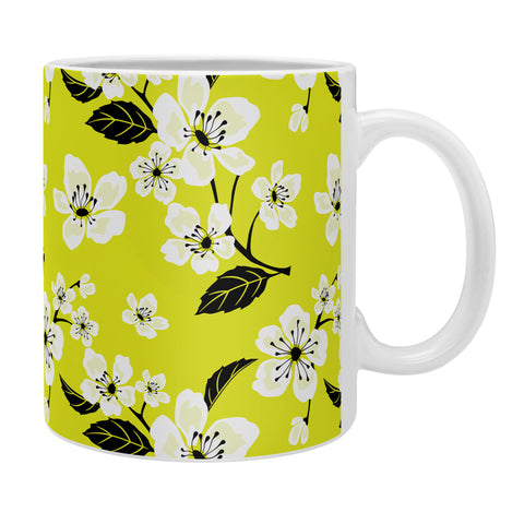 PI Photography and Designs Yellow Sakura Flowers Coffee Mug