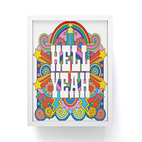 Pilgrim Hodgson Hell Yeah Framed Mini Art Print