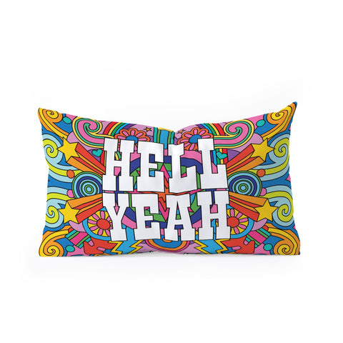 Pilgrim Hodgson Hell Yeah Oblong Throw Pillow