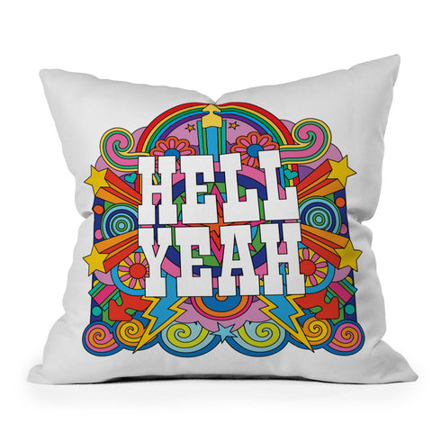 Pilgrim Hodgson Hell Yeah Throw Pillow