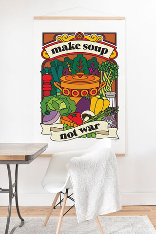 Pilgrim Hodgson Make Soup Not War Art Print And Hanger