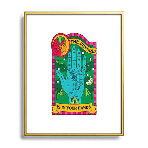 Pilgrim Hodgson The Future is In Your Hands Metal Framed Art Print