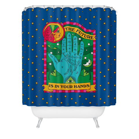 Pilgrim Hodgson The Future is In Your Hands Shower Curtain