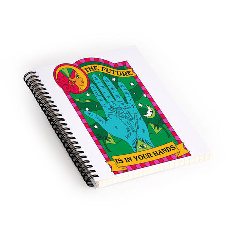 Pilgrim Hodgson The Future is In Your Hands Spiral Notebook