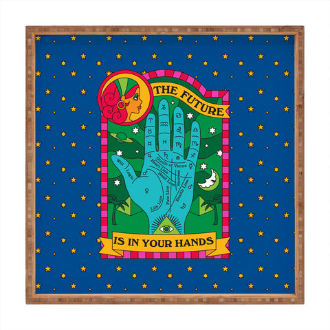 Pilgrim Hodgson The Future is In Your Hands Square Tray