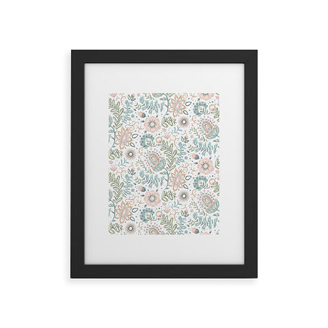 Pimlada Phuapradit Airy Floral Framed Art Print