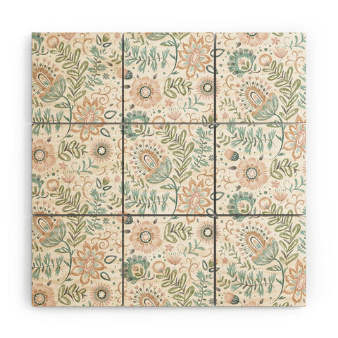 Pimlada Phuapradit Airy Floral Wood Wall Mural