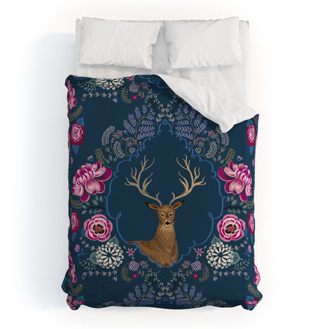 Pimlada Phuapradit Antler Emblem Duvet Cover