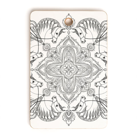Pimlada Phuapradit Arabian horse Cutting Board Rectangle