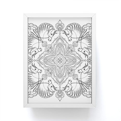 Pimlada Phuapradit Arabian horse Framed Mini Art Print