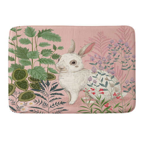 Pimlada Phuapradit Backyard Bunny Memory Foam Bath Mat