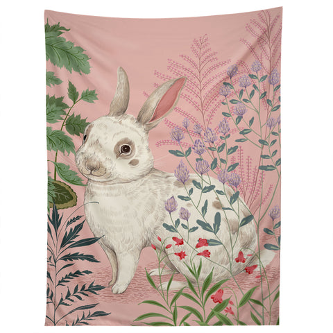 Pimlada Phuapradit Backyard Bunny Tapestry