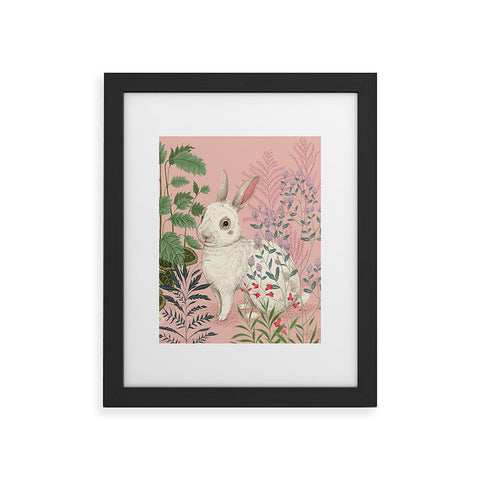 Pimlada Phuapradit Backyard Bunny Framed Art Print