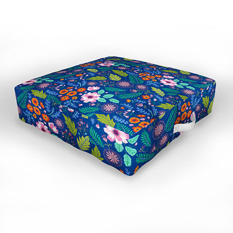 Pimlada Phuapradit Bijou Blue Outdoor Floor Cushion