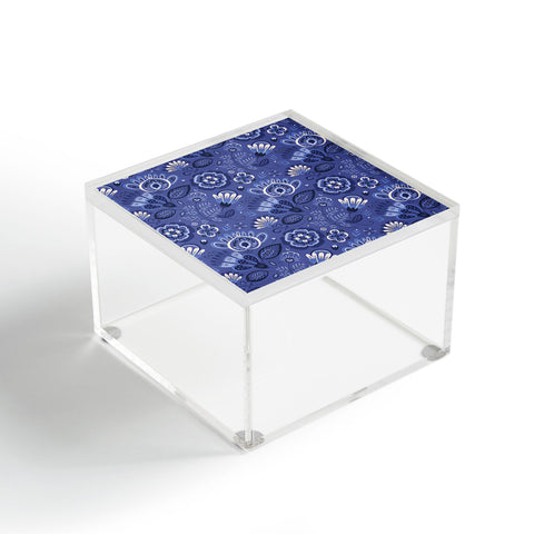 Pimlada Phuapradit Blue and white Floral 2 Acrylic Box