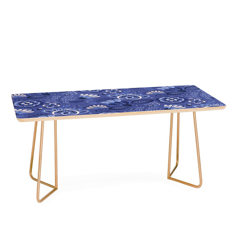 Pimlada Phuapradit Blue and white Floral 2 Coffee Table