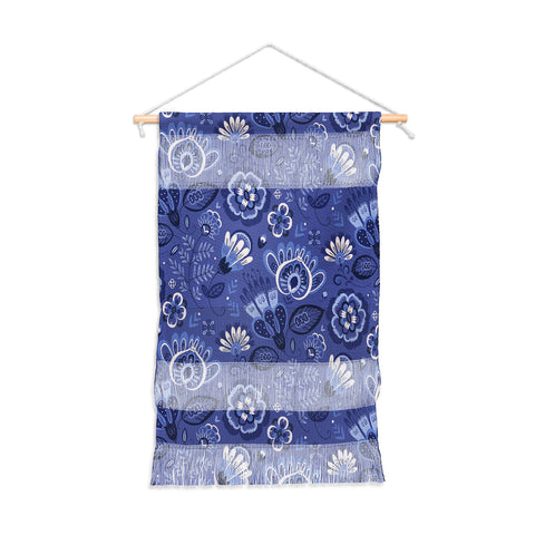 Pimlada Phuapradit Blue and white Floral 2 Wall Hanging Portrait