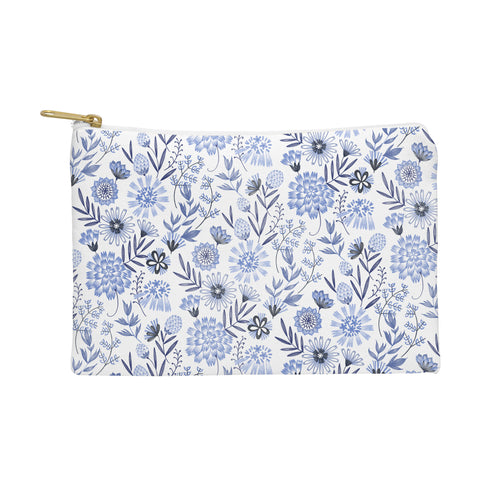 Pimlada Phuapradit Blue and white floral 3 Pouch