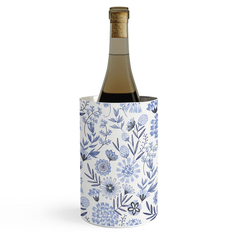 Pimlada Phuapradit Blue and white floral 3 Wine Chiller