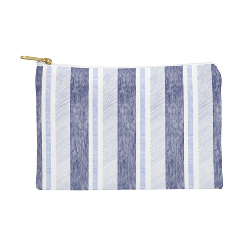 Pimlada Phuapradit Blue and white painted stripe Pouch