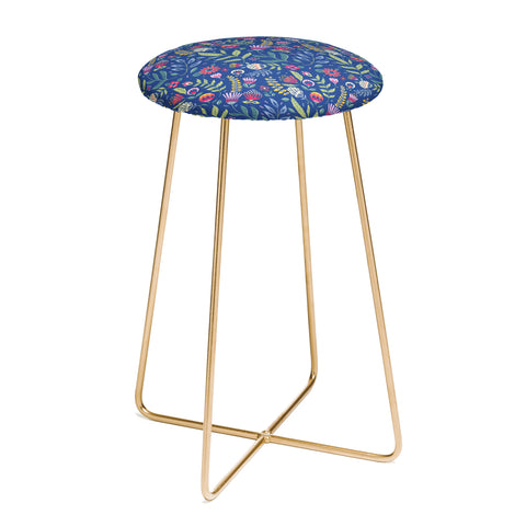 Pimlada Phuapradit Blue Belle Counter Stool