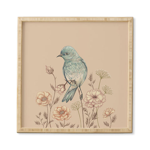 Pimlada Phuapradit Blue Bird 02 Framed Wall Art