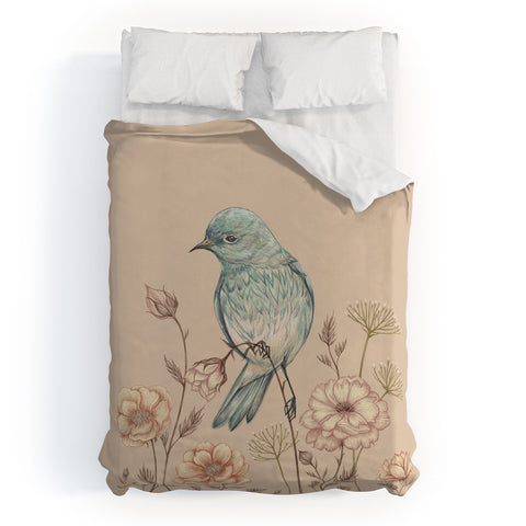 Pimlada Phuapradit Blue Bird 02 Duvet Cover