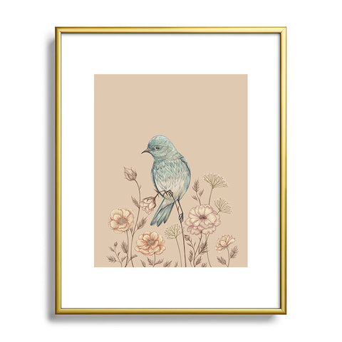 Pimlada Phuapradit Blue Bird 02 Metal Framed Art Print