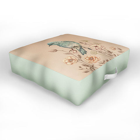 Pimlada Phuapradit Blue Bird 02 Outdoor Floor Cushion