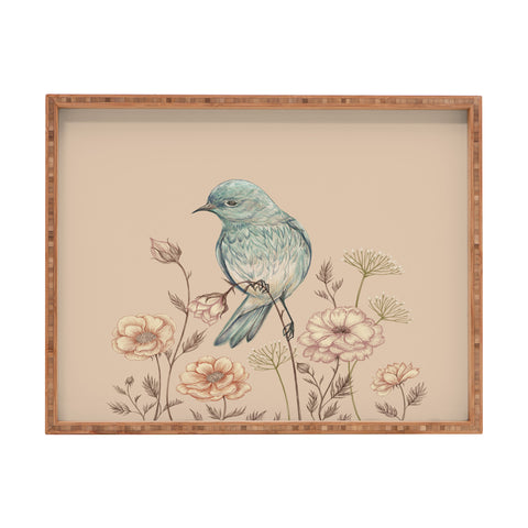 Pimlada Phuapradit Blue Bird 02 Rectangular Tray