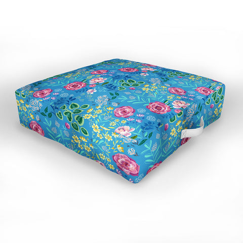 Pimlada Phuapradit Blue Garden Outdoor Floor Cushion
