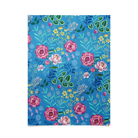 Pimlada Phuapradit Blue Garden Poster