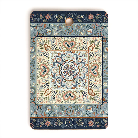 Pimlada Phuapradit Botanic Blue Cutting Board Rectangle