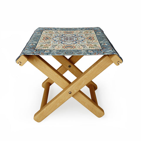 Pimlada Phuapradit Botanic Blue Folding Stool