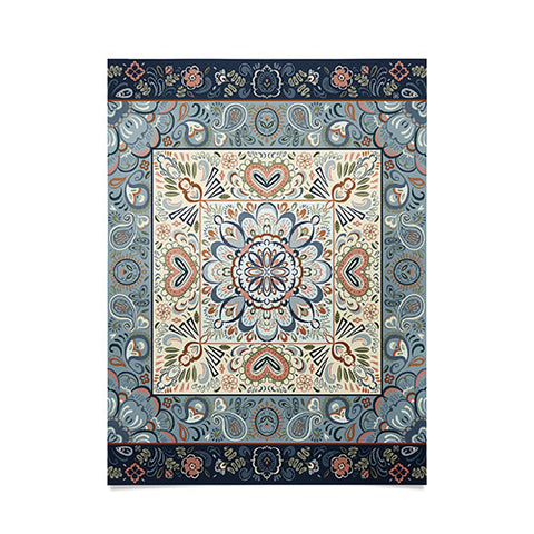 Pimlada Phuapradit Botanic Blue Poster