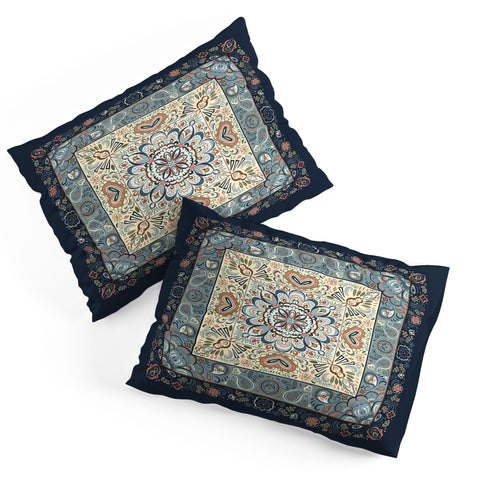 Pimlada Phuapradit Botanic Blue Pillow Shams