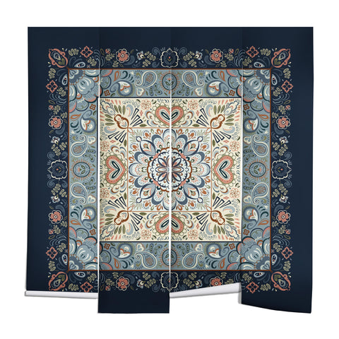 Pimlada Phuapradit Botanic Blue Wall Mural