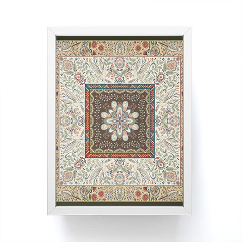 Pimlada Phuapradit botanical bird Framed Mini Art Print