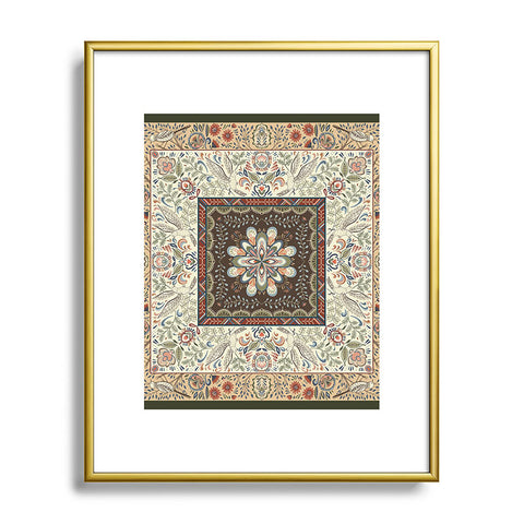 Pimlada Phuapradit botanical bird Metal Framed Art Print