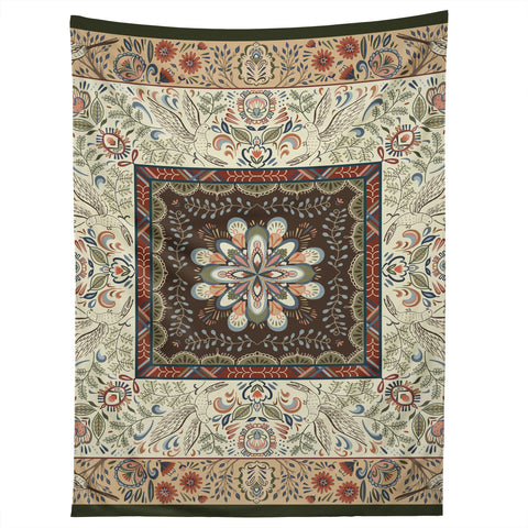 Pimlada Phuapradit botanical bird Tapestry