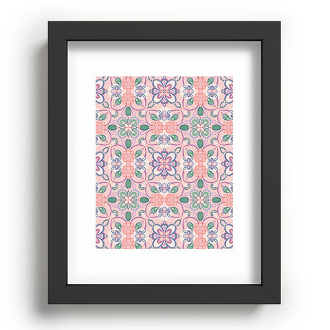Pimlada Phuapradit Briony Pink Recessed Framing Rectangle