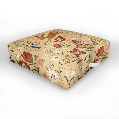 Pimlada Phuapradit brown hare Outdoor Floor Cushion