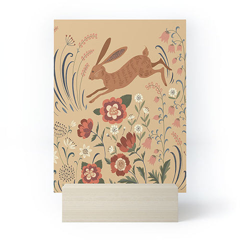 Pimlada Phuapradit brown hare Mini Art Print