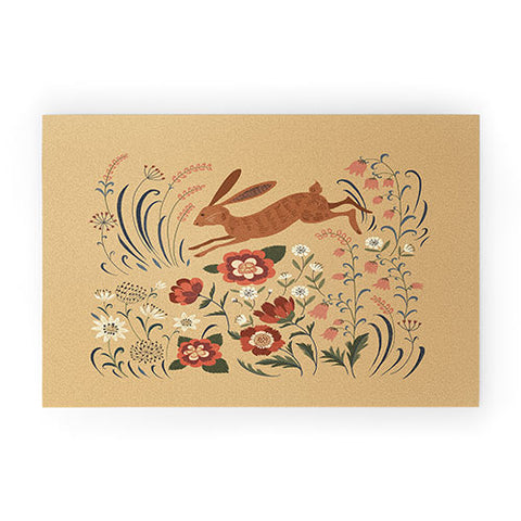 Pimlada Phuapradit brown hare Welcome Mat