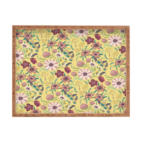 Pimlada Phuapradit Canary Floral Rectangular Tray