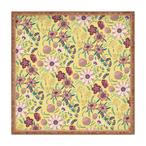 Pimlada Phuapradit Canary Floral Square Tray