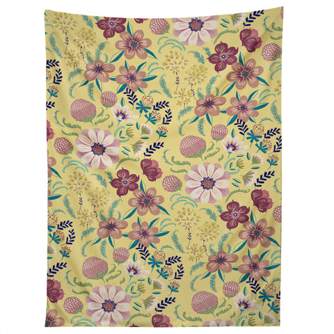 Pimlada Phuapradit Canary Floral Tapestry