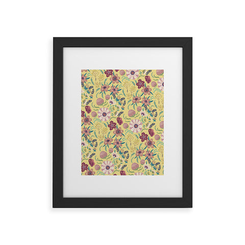 Pimlada Phuapradit Canary Floral Framed Art Print